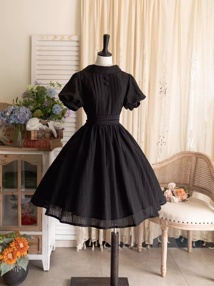 [Pre-order] Forest Gallery Retro Elegant Dress with Ribbon Hair Accessory Type 3