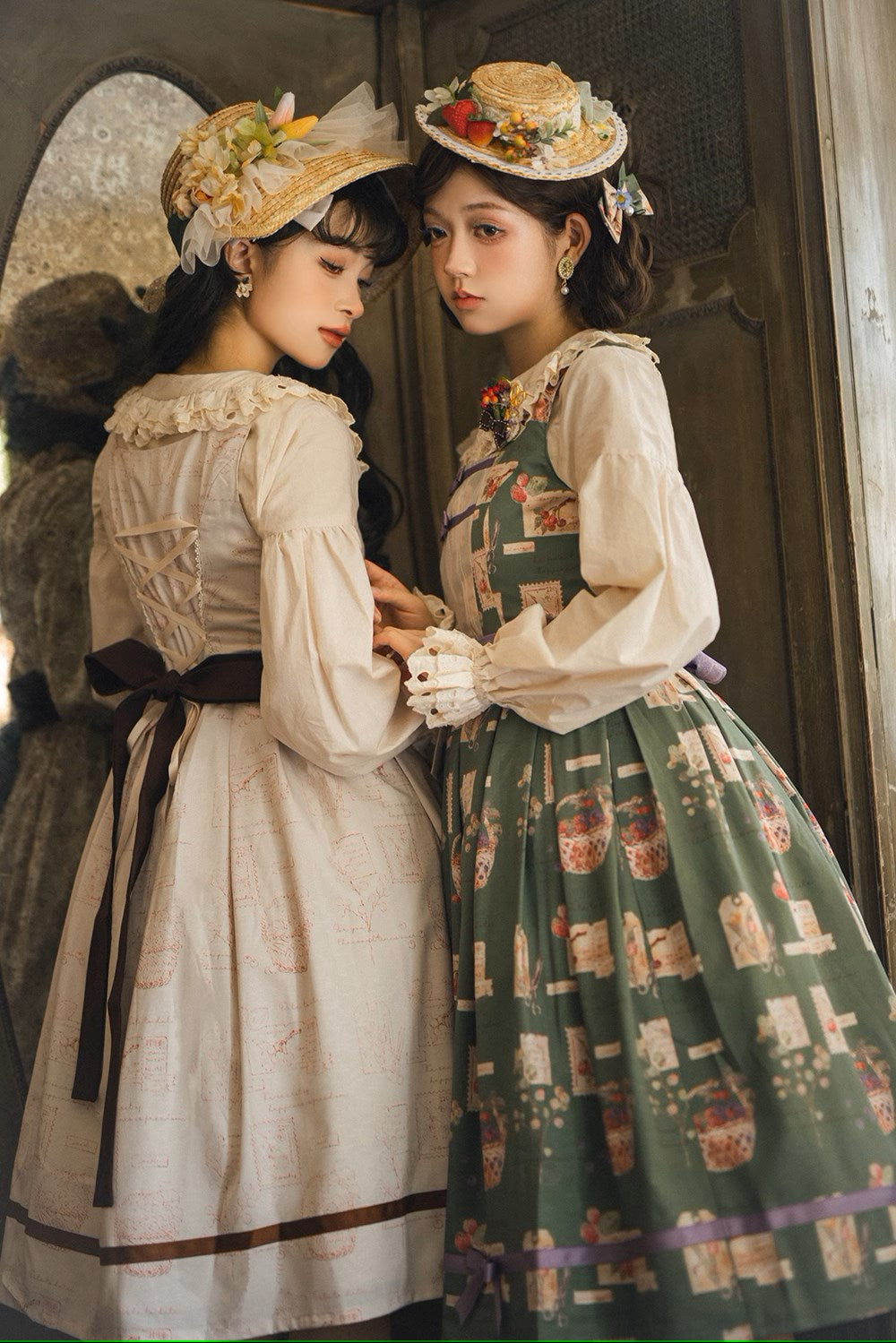 [Pre-order] Forest Encyclopedia Print Jumper Skirt