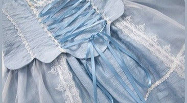 Antique Porcelain Plates Layered Jumper Skirt