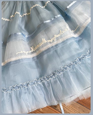 Antique Porcelain Plates Corset Jumper Skirt