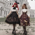 Eden at Dawn Gothic Lolita Print Skirt