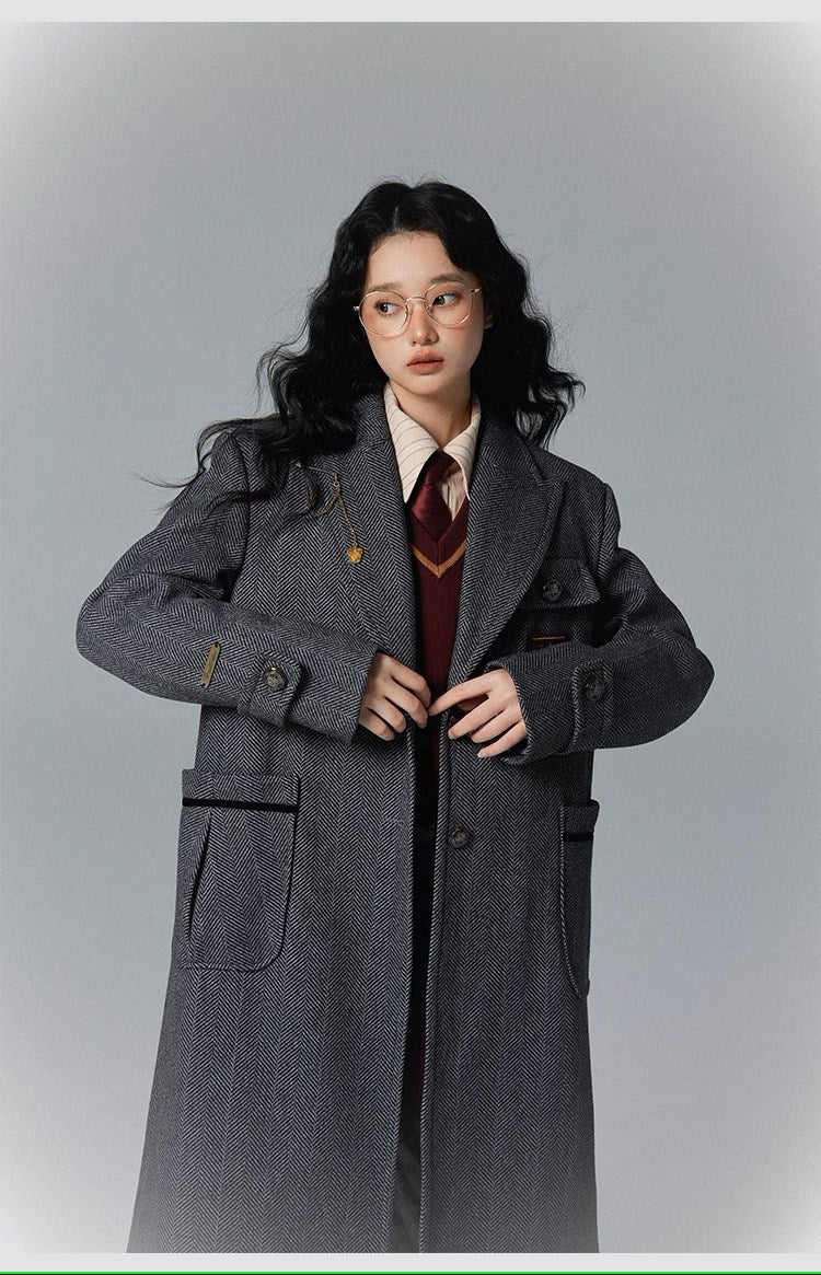 [Pre-order] Hogwarts School of Witchcraft and Wizardry Herringbone Coat