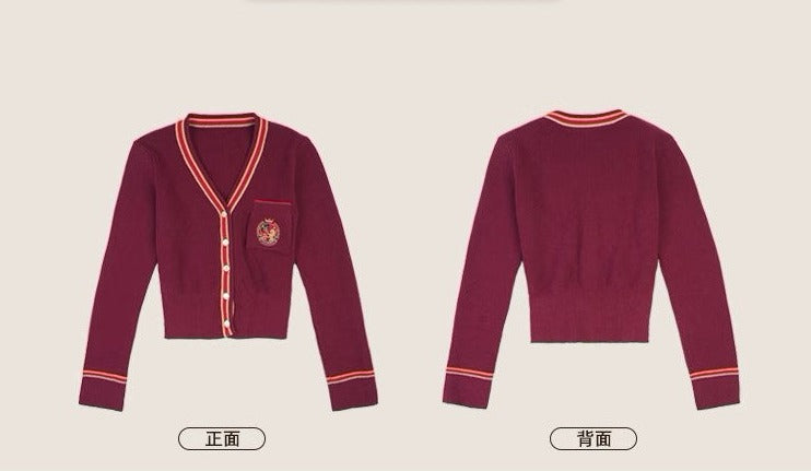 [Pre-order] Hogwarts School of Witchcraft and Wizardry slim cardigan with line