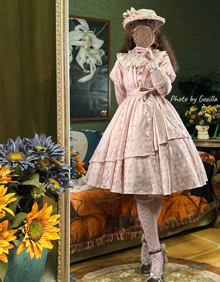 [Sale period ended] Cosette's Dream jacquard dress