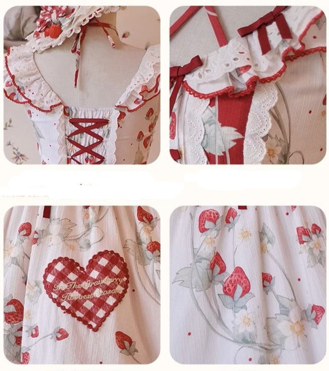 Strawberry Orchard Strawberry Jumper Skirt