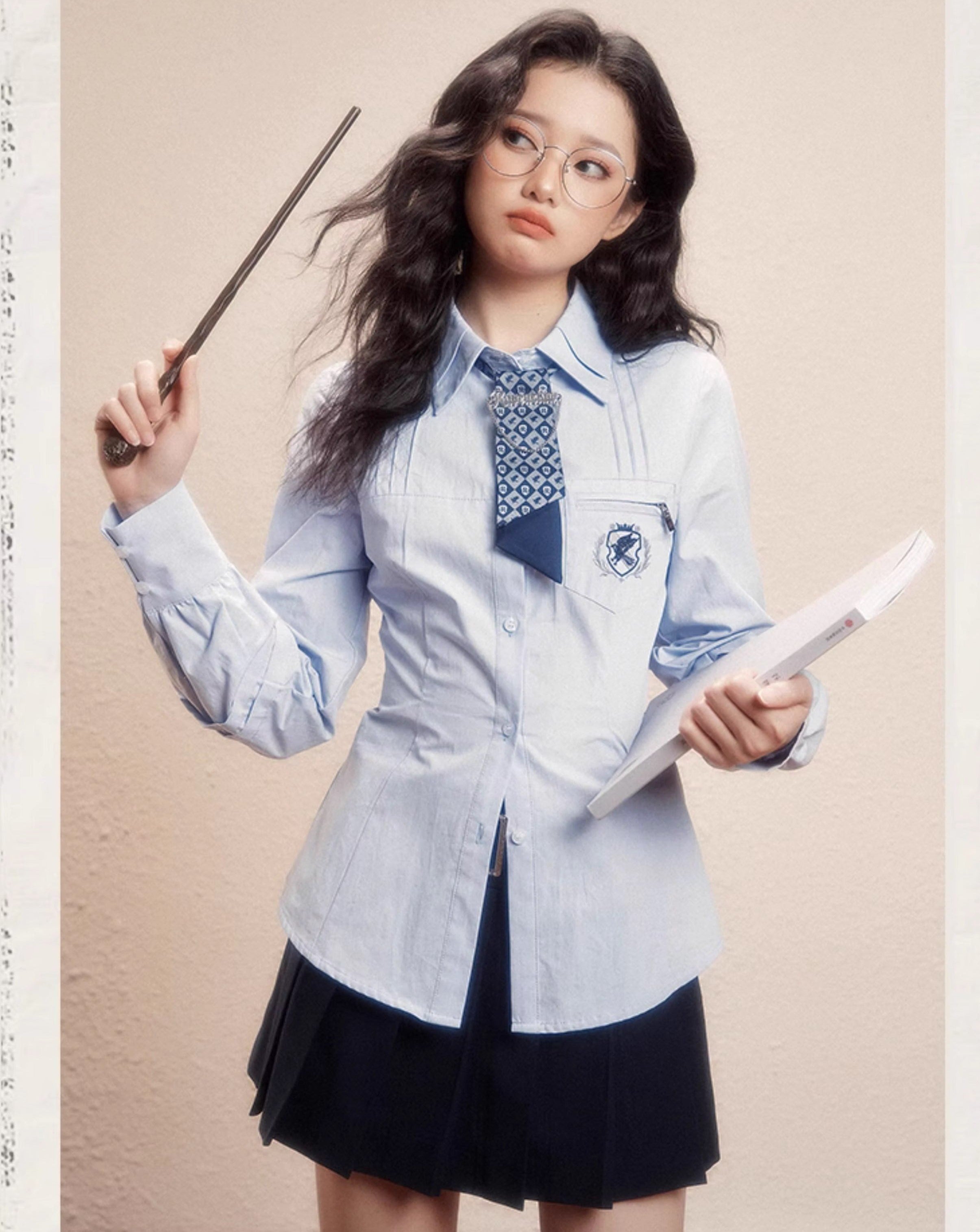 [Pre-orderle] Hogwarts School of Witchcraft and Wizardry waist shape blouse