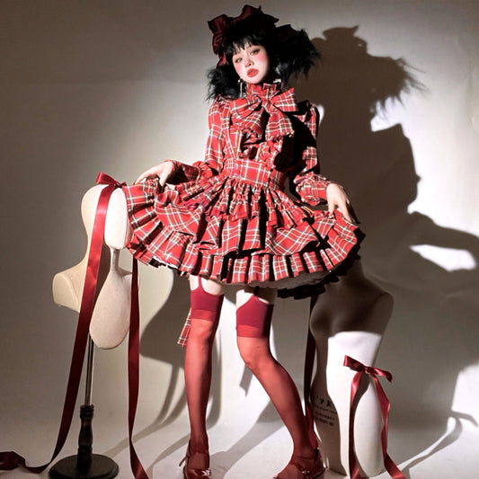 Doll's House Ribbon tie ruffle blouse 5 colors