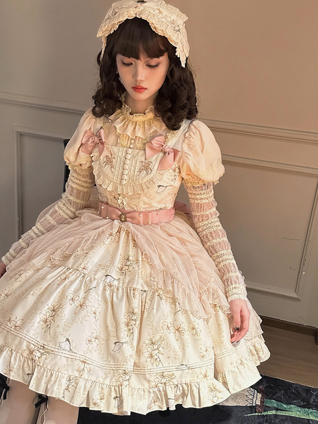 [Resale/Pre-orders available until 2/3] Lily and Wind Jumper Skirt with Mesh Veil