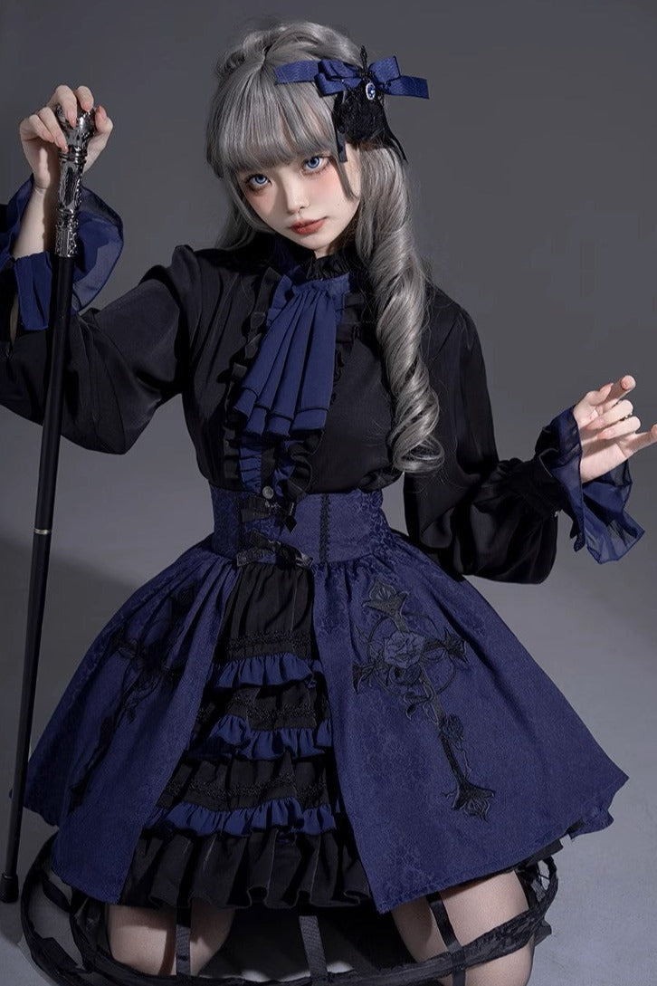 [Pre-order] Evil Twins Gothic Lolita Blouse, Vest, Cape, Skirt [10% off for 4 items]