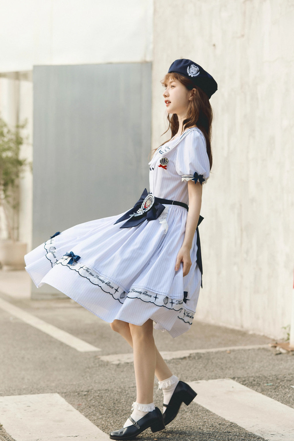 【再販・受注予約6/11まで】The Sea Breeze Blows マリンワンピース