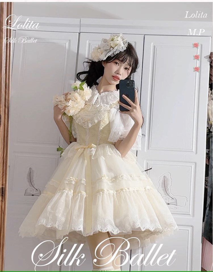 [Pre-orders available until 1/23] Silk Ballet Jumper Skirt - Mid-length