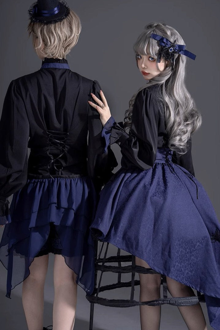 【予約販売】Evil Twins ゴスロリ ブラウス・ベスト・マント・スカート【4点で10%オフ】