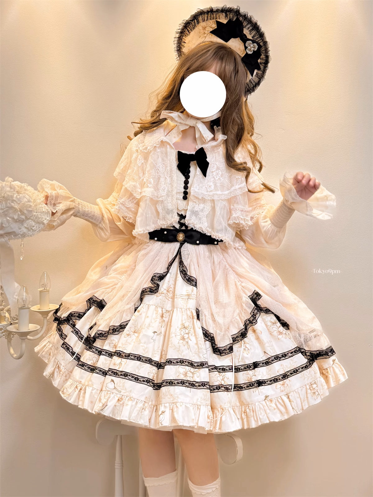 [Sale period ended] Lily and Wind jumper skirt with mesh veil