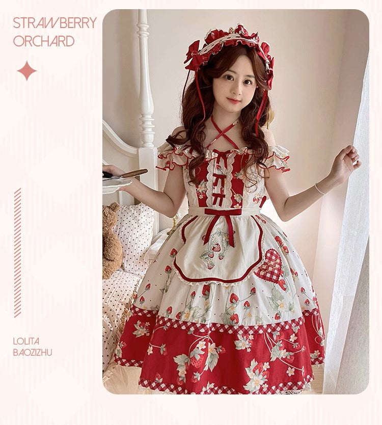 Strawberry Orchard Strawberry Jumper Skirt