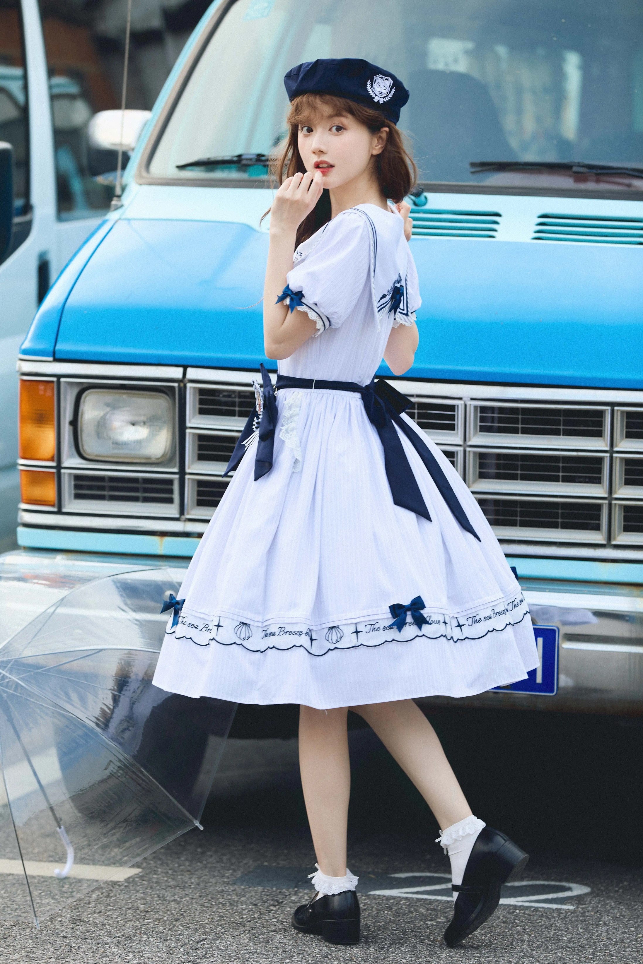 【再販・受注予約6/11まで】The Sea Breeze Blows マリンワンピース