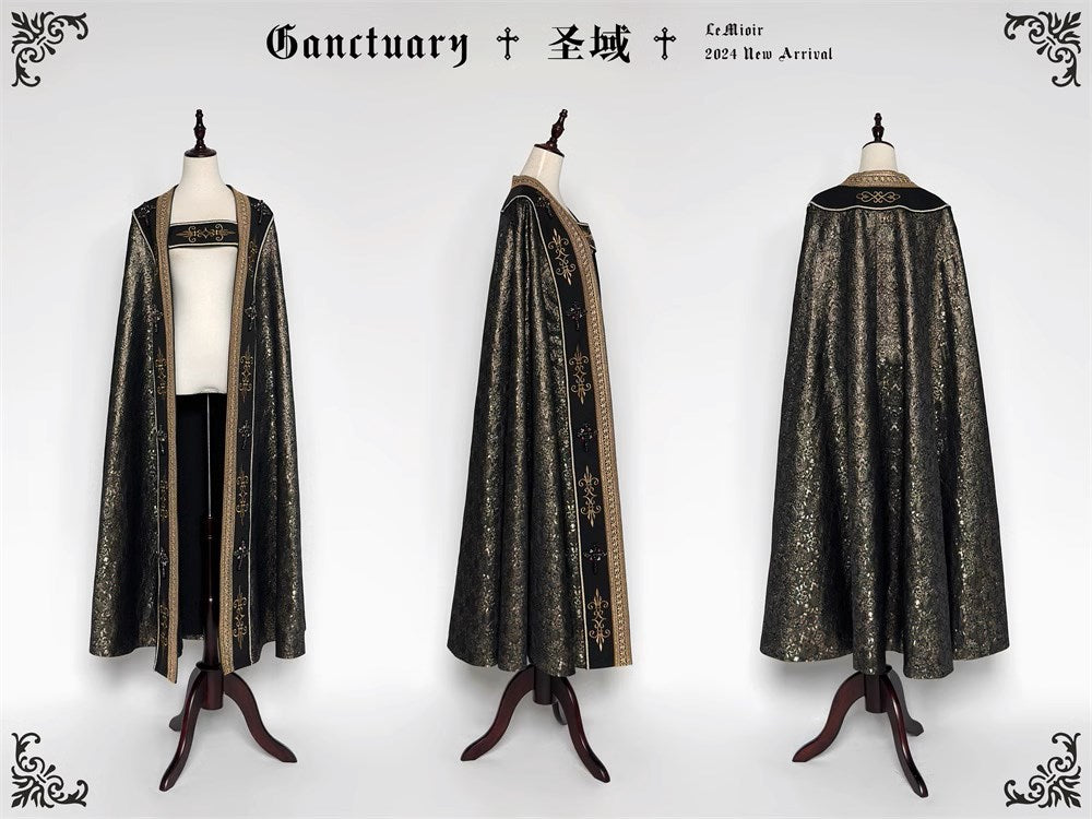 [Sale period ended] Sanctuary Gothic Lolita long cloak
