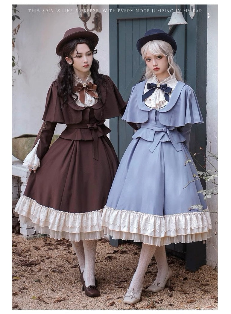Breeze Aria Classical Cape Dress