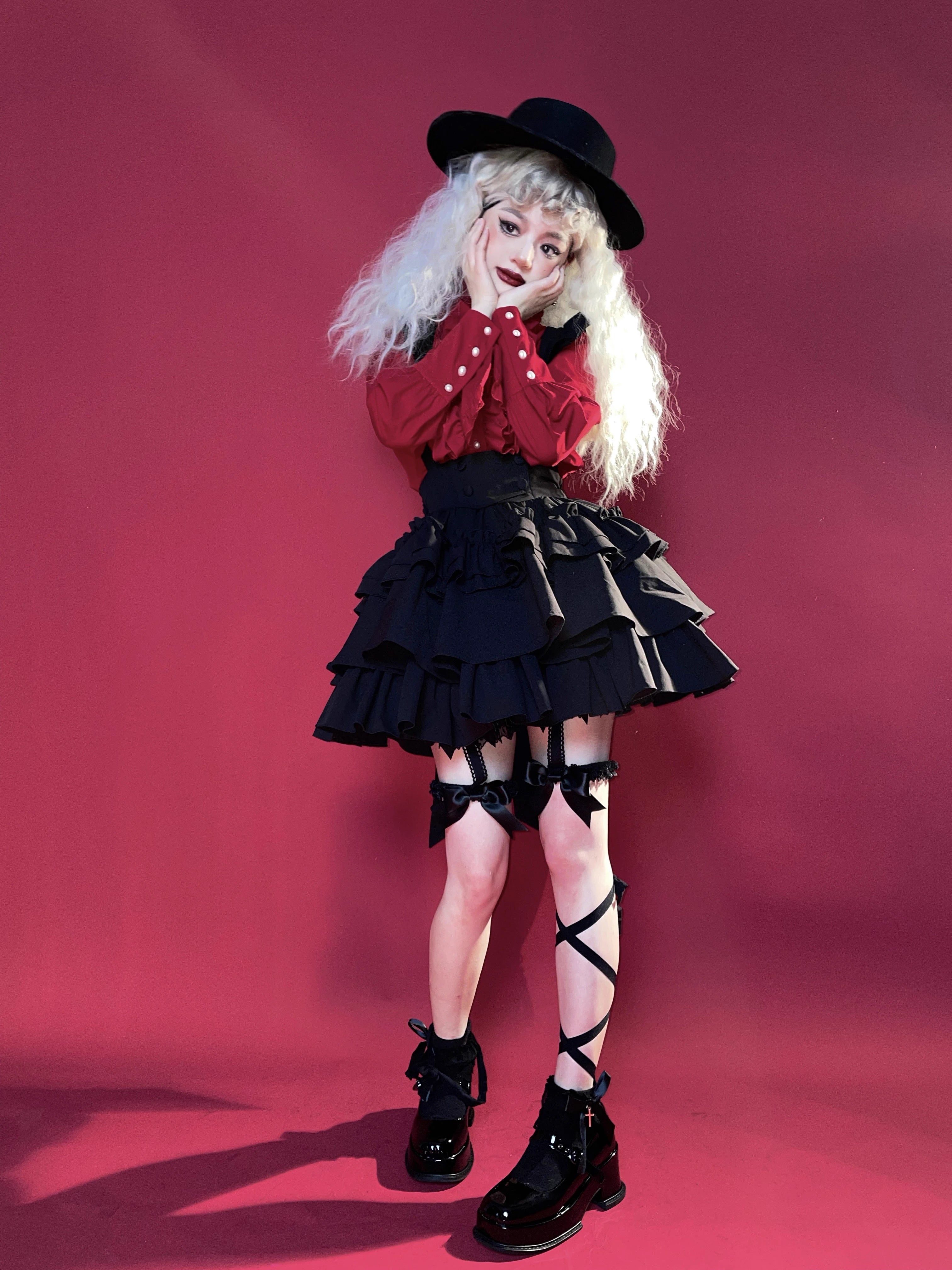 Doll's House サスペンダーミニスカート 全4色