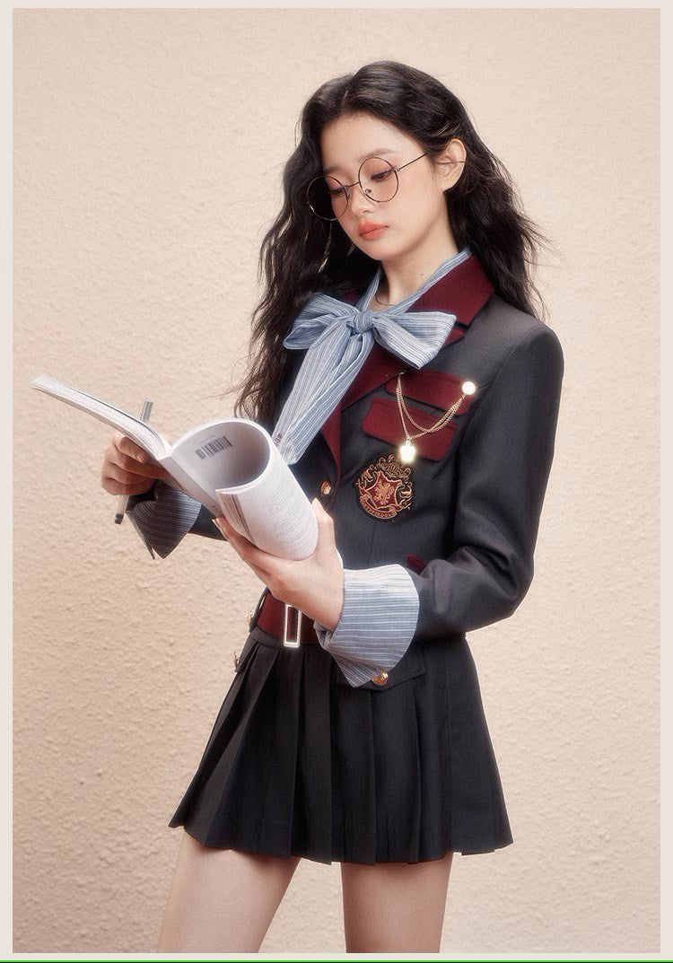 【予約販売】ホグワーツ魔法魔術学校 ダブルボタンショートジャケット