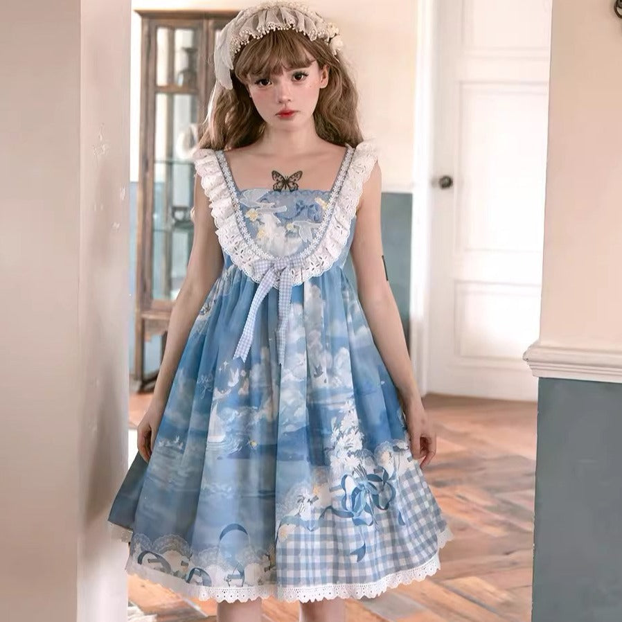 [Sale period ended] Daisy and Sky high waist jumper skirt