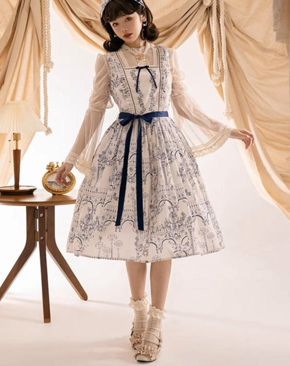Opera Theater printed tank dress