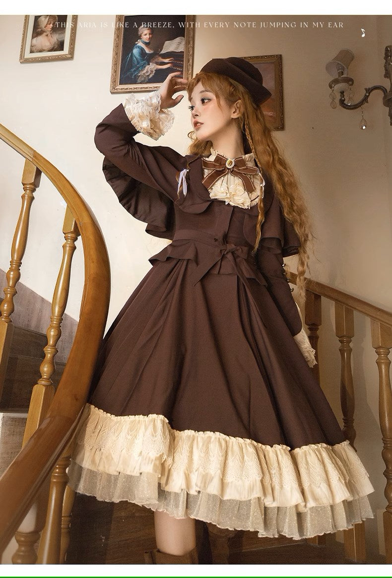 Breeze Aria Classical Cape Dress