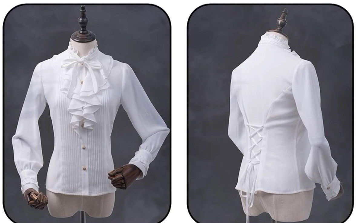 [Pre-orders available until 3/10] Rose Heart Jabotai Blouse