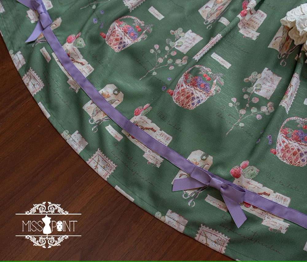 [Pre-order] Forest Encyclopedia Print Jumper Skirt