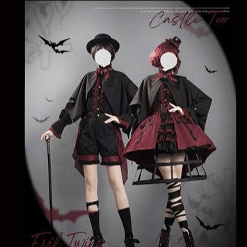 Evil Twins Gothic Lolita Blouse, Vest, Cape, Skirt [10% off for 4 items]