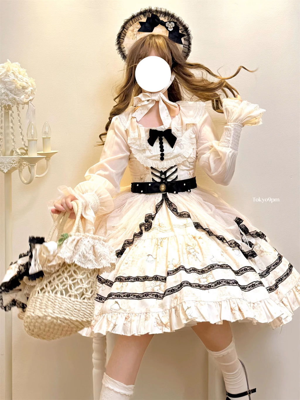 [Resale/Pre-orders available until 2/3] Lily and Wind Jumper Skirt with Mesh Veil