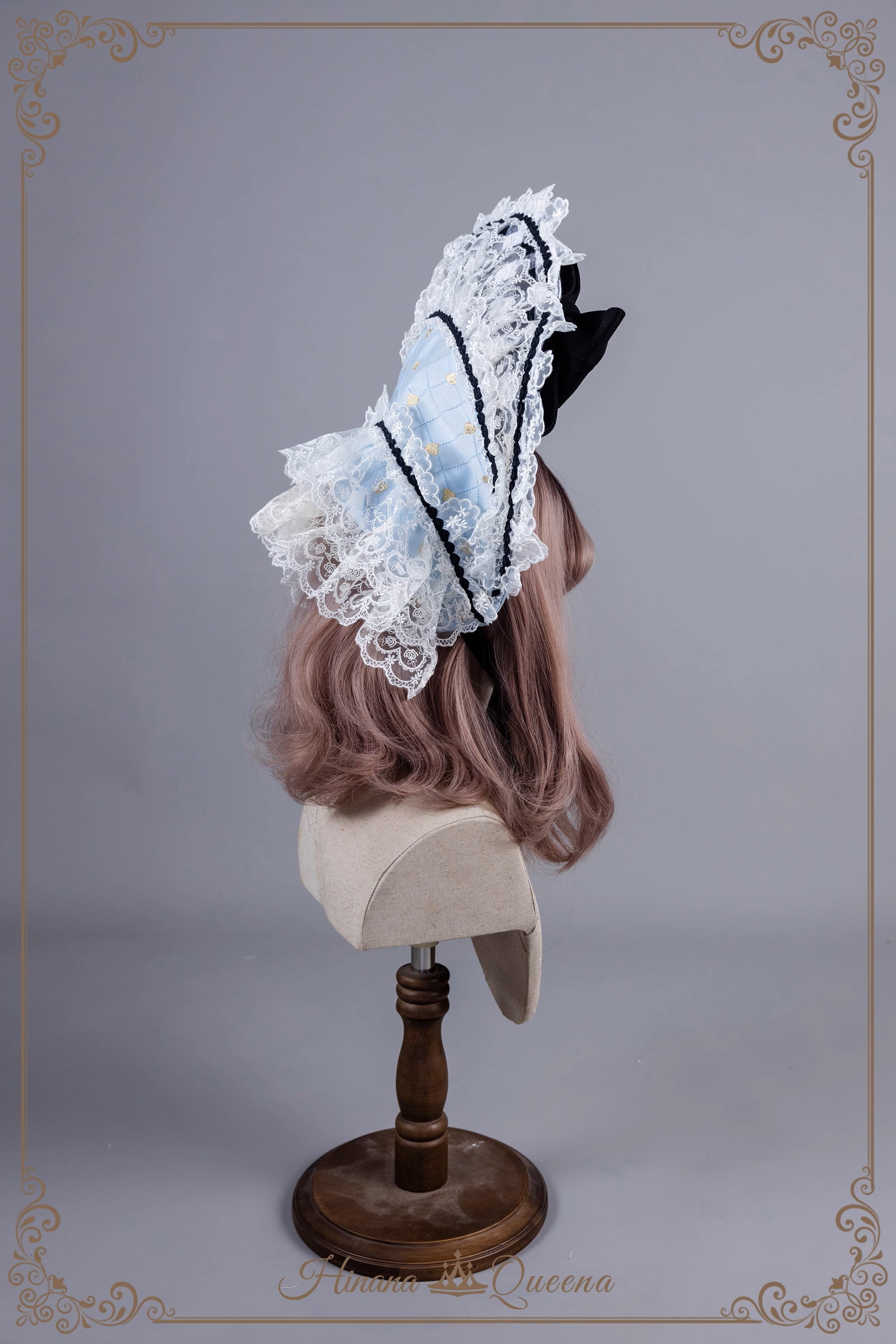 【再販・受注予約8/8まで】Dream Alice ラグジュアリーセットアップ／アリスブルー／ショート丈