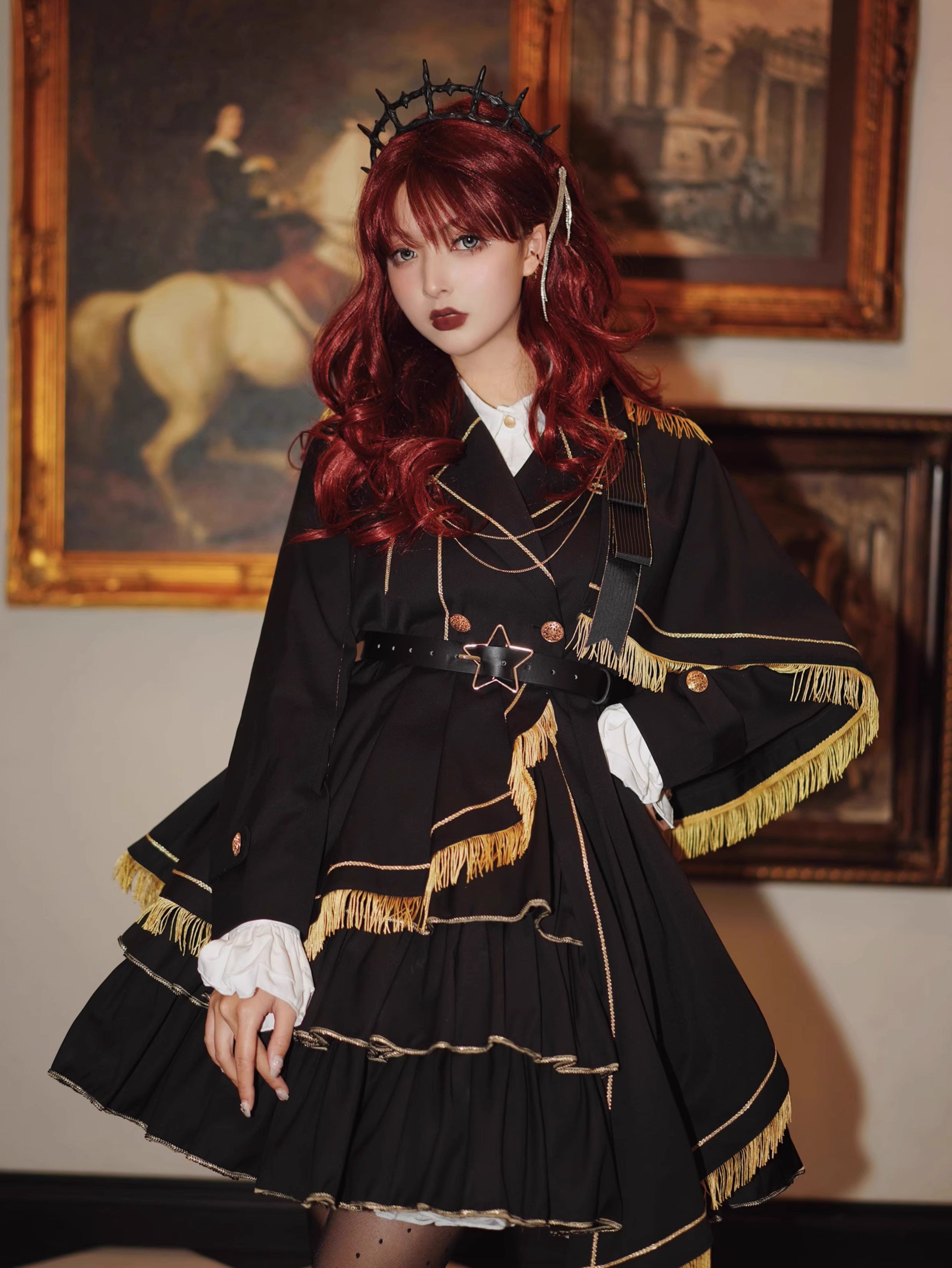 [Sale period has ended] Hoshimezuya High Waist Skirt