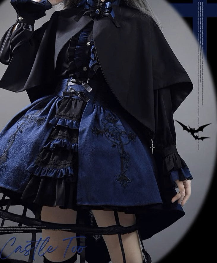 [Pre-order] Evil Twins Gothic Lolita Blouse, Vest, Cape, Skirt [10% off for 4 items]
