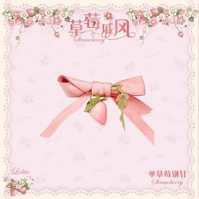 [Simultaneous purchase only] Strawberry Chiffon accessories