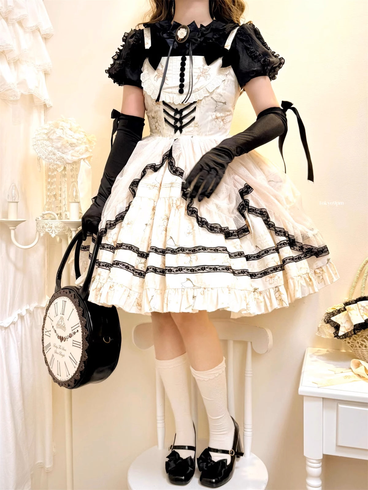[Resale/Pre-orders available until 2/3] Lily and Wind Jumper Skirt with Mesh Veil