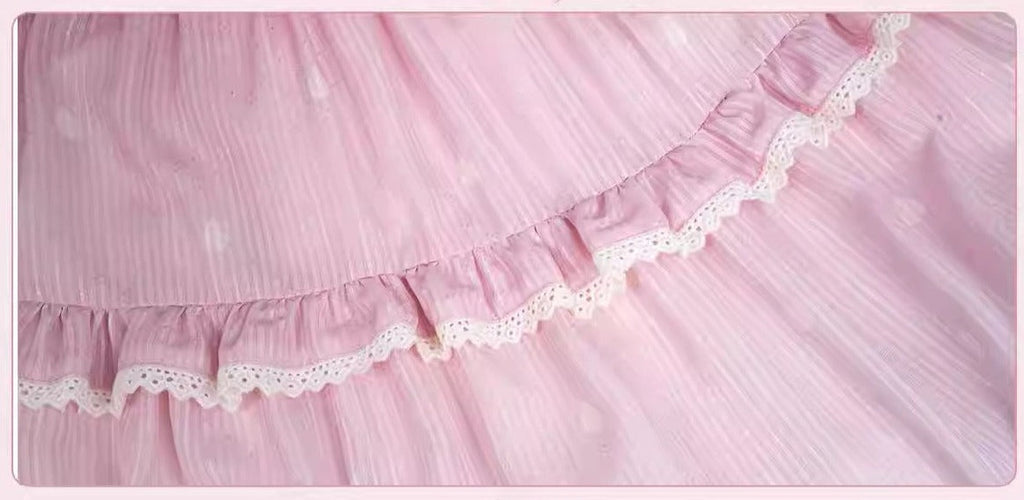 Strawberry Chiffon ジャンパースカート