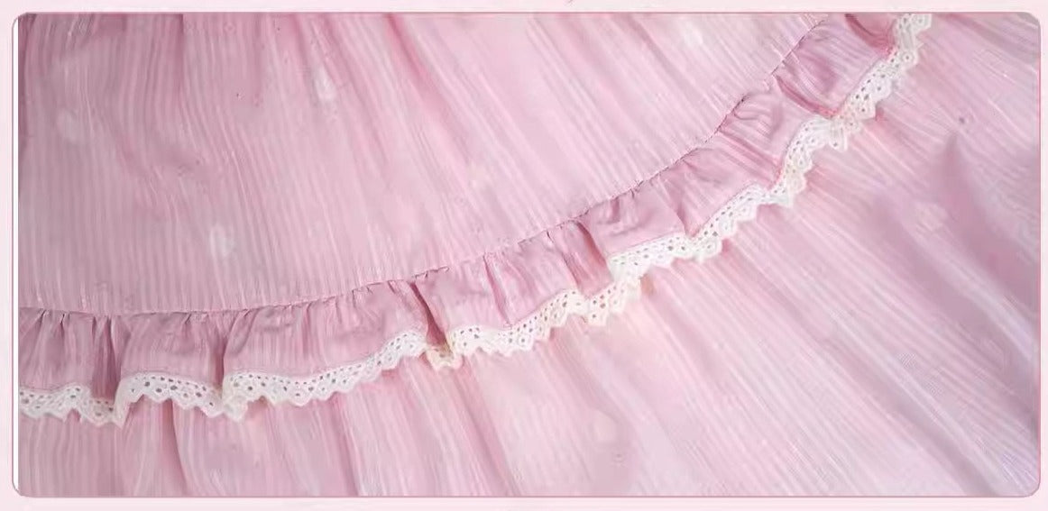 Strawberry Chiffon ジャンパースカート