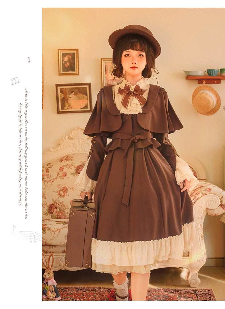 Breeze Aria Classical Cape Dress