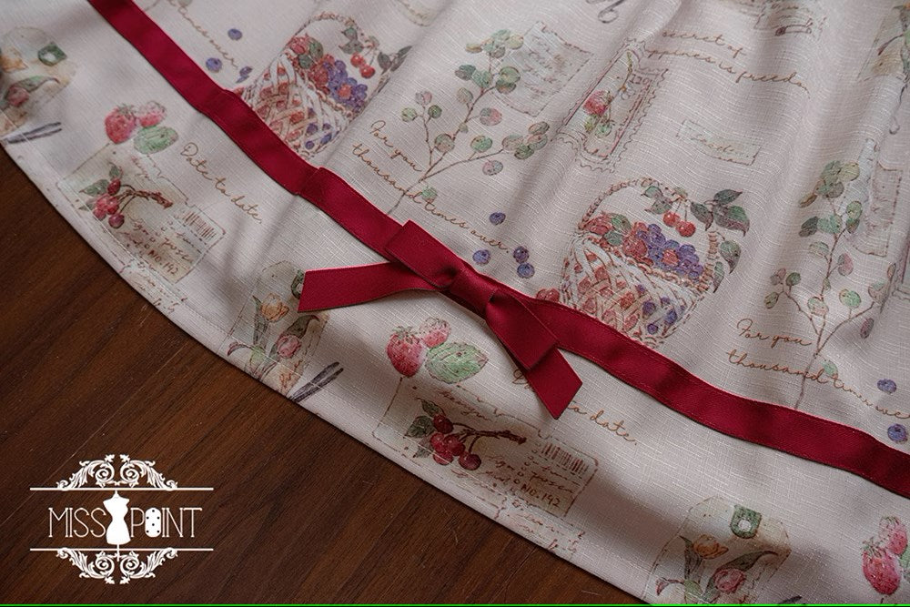 [Pre-order] Forest Encyclopedia Print Jumper Skirt