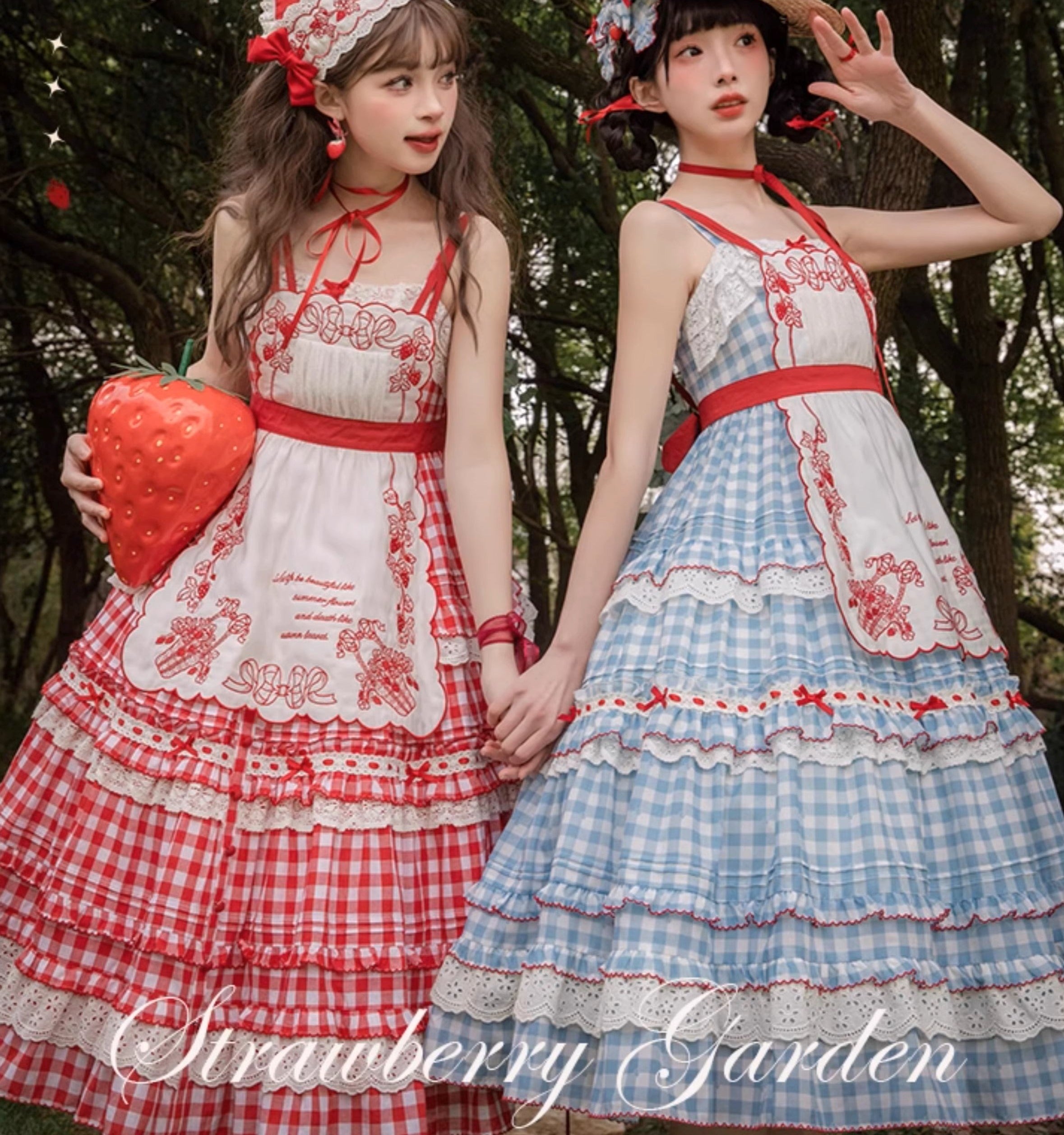 Strawberry Basket Jumper Skirt