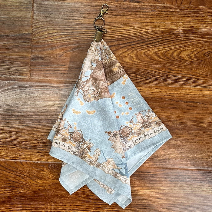 Simultaneous purchase only [Sale period ended] Treasure Hunt Map Scarf