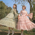 [Resale/Pre-orders available until 2/12] Fragrant Grass Polka Dot Tulle Jumper Skirt