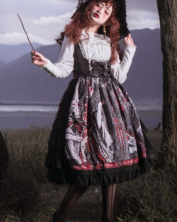 魔女の姉妹 ゴスロリ ジャンパースカート2型