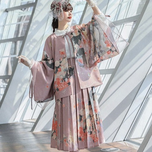 Japanese loli moss peach blooming elegant skirt