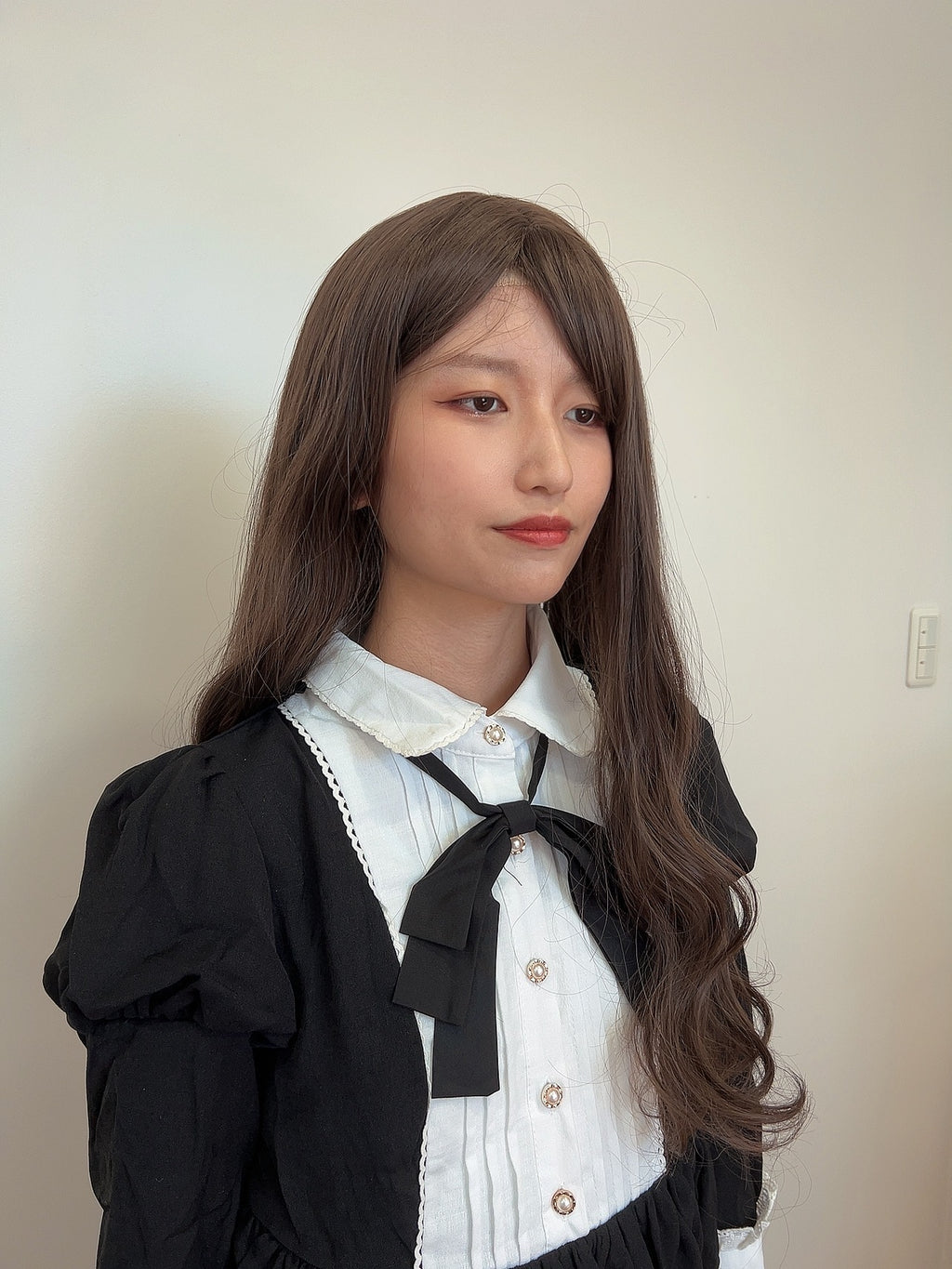 Lolita Wig Brown Loose Fluffy Curly Long