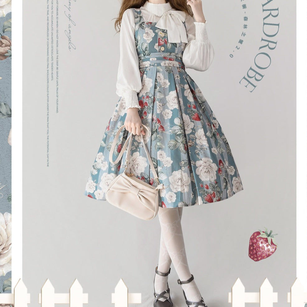 <Autumn/Winter New Color Arrival> Classical 2way High Waist Jumper Skirt