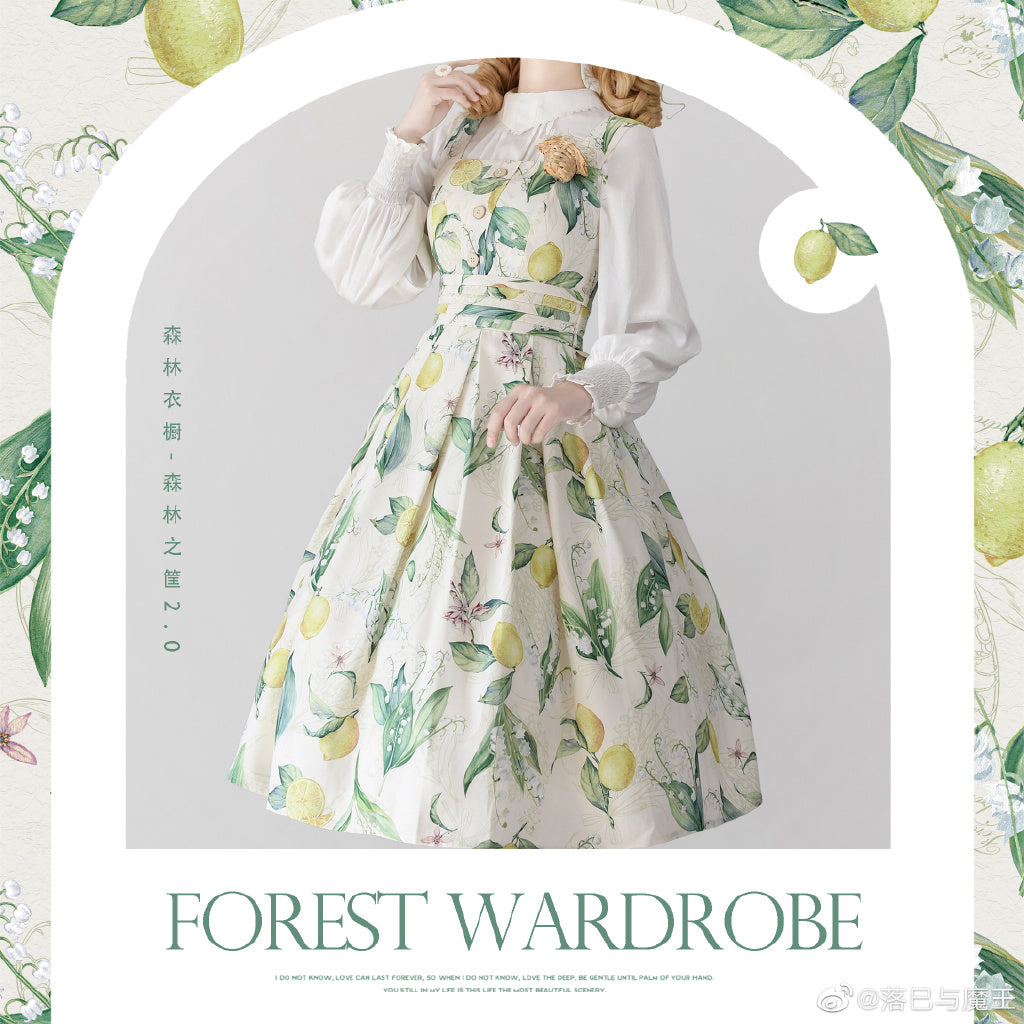 <Autumn/Winter New Color Arrival> Classical 2way High Waist Jumper Skirt