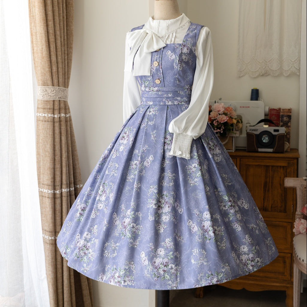 <Autumn/Winter New Color Arrival> Classical 2way High Waist Jumper Skirt