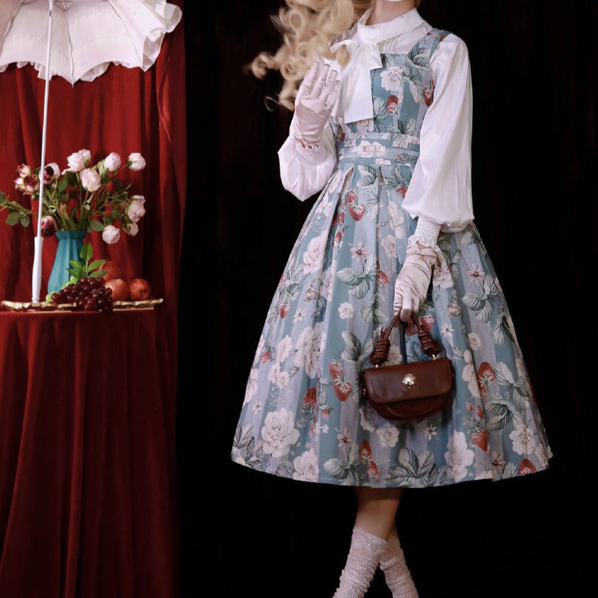 <Autumn/Winter New Color Arrival> Classical 2way High Waist Jumper Skirt