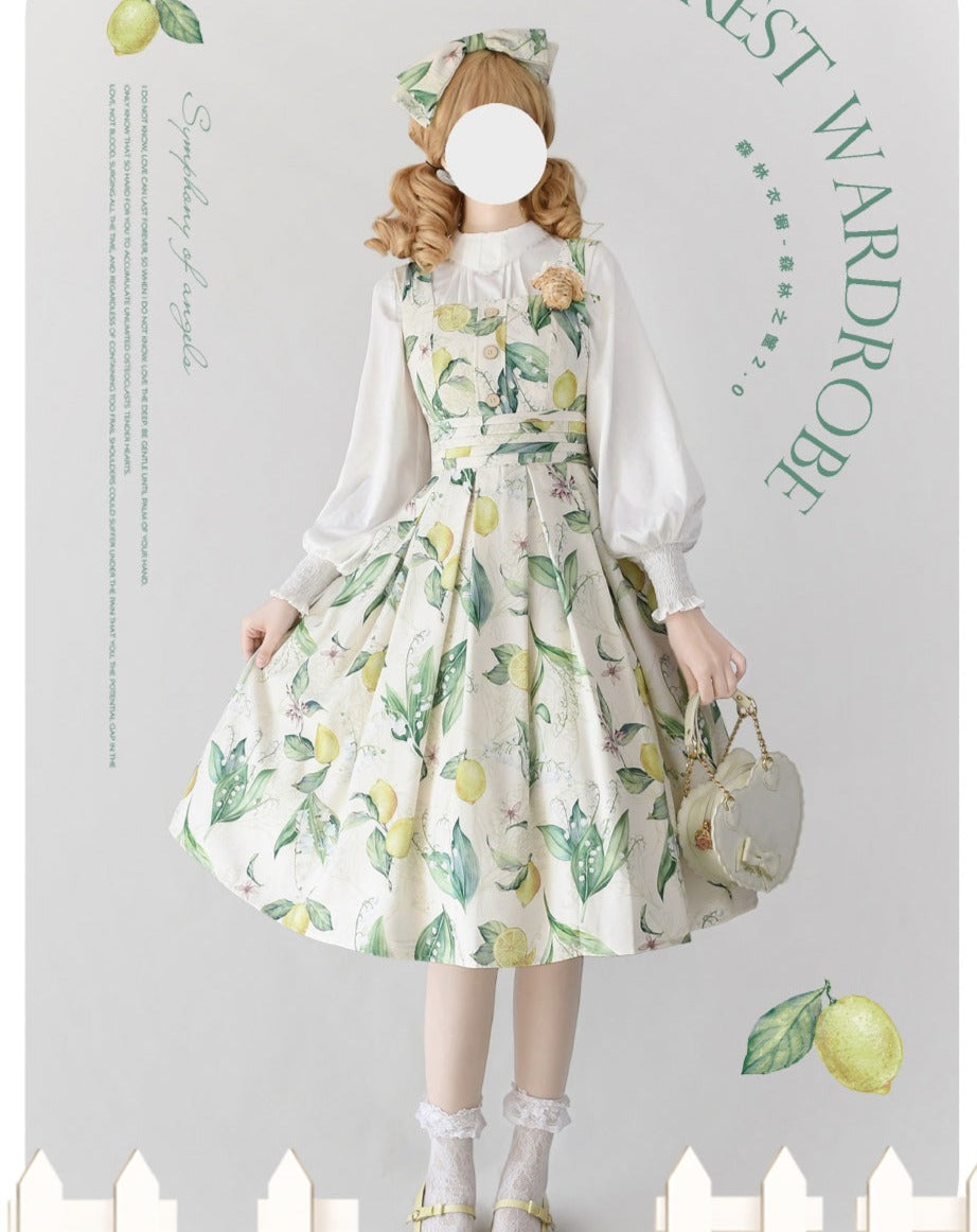 <Autumn/Winter New Color Arrival> Classical 2way High Waist Jumper Skirt